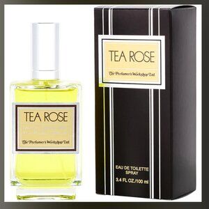 Tea Rose The Perfumer's Workshop Eau De Toilette Spray, 3.4fl oz, 100ml -SEALED